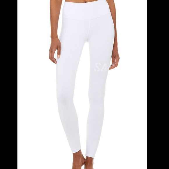 ALO Yoga Pants - ALO YOGA- Sat Nam High Waisted Yoga Leggings